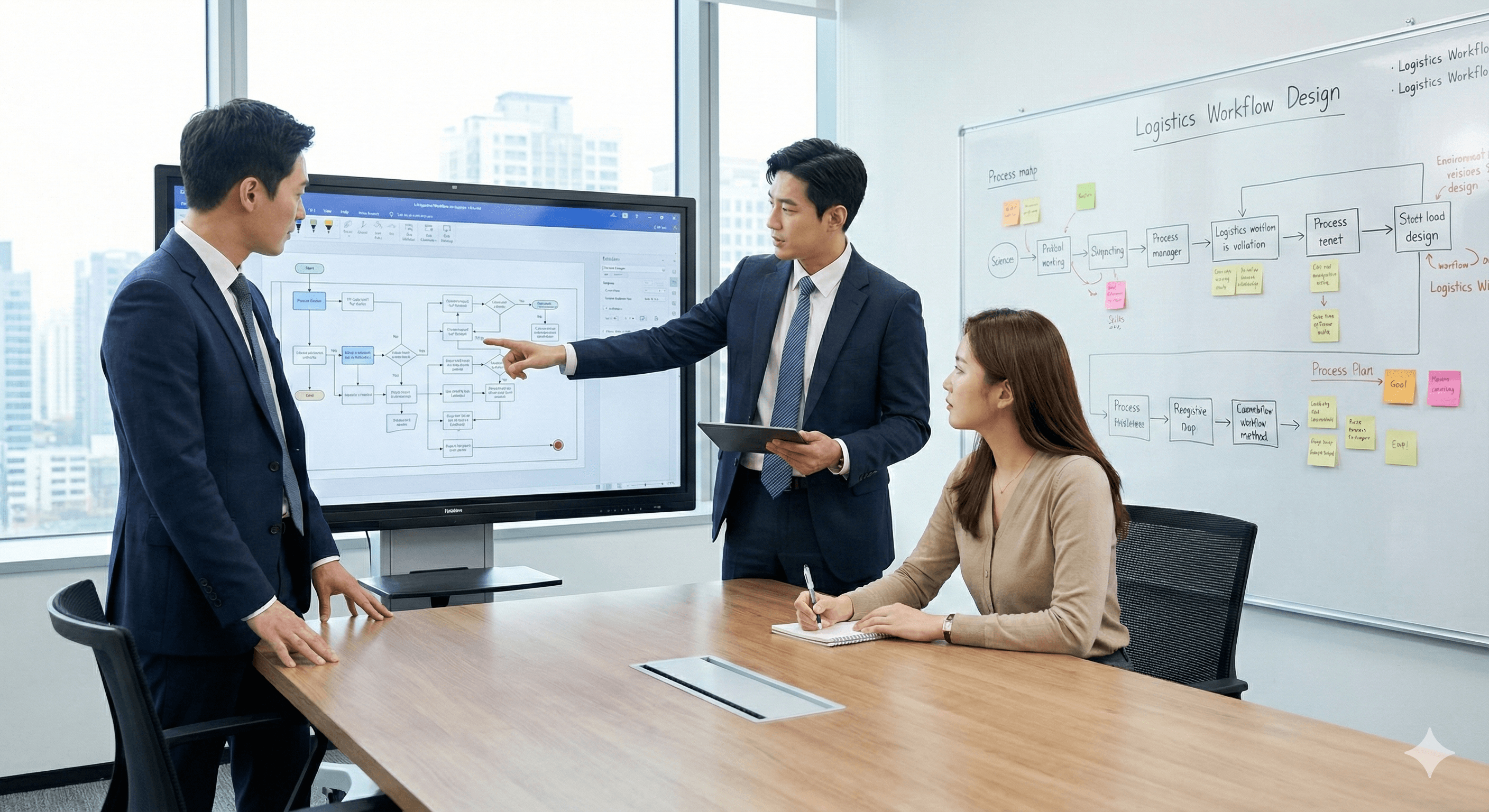 輸出入案件の設計方針を確認する打ち合わせ